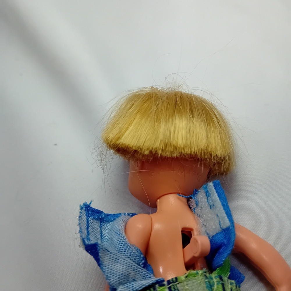 1996 VTG Y2K Tommy Baby Brother Of Ken Kelly Barbie Friend Babydoll Redressed 4" - Picture 13 of 14